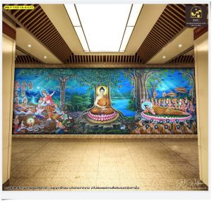 สั่งทำวอลล์เปเปอร์ออกแบบฟรีลายพุทธประวัติลายอื่น ๆ