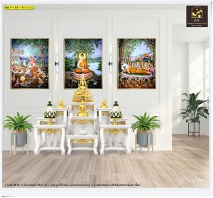 สั่งทำวอลล์เปเปอร์ออกแบบฟรีลายพุทธประวัติลายอื่น ๆ