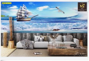 พิมพ์ภาพติดผนัง หมึกกันน้ำ