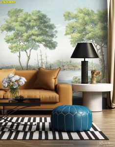 ปริ้นวอลเปเปอร์ ตกแต่งภายในห้อง