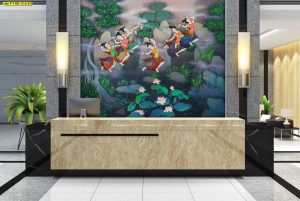 ภาพแคนวาส ติดภายในห้อง